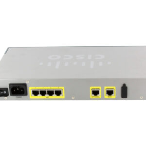 Cisco SA520-K9 security appliance showing rear network ports