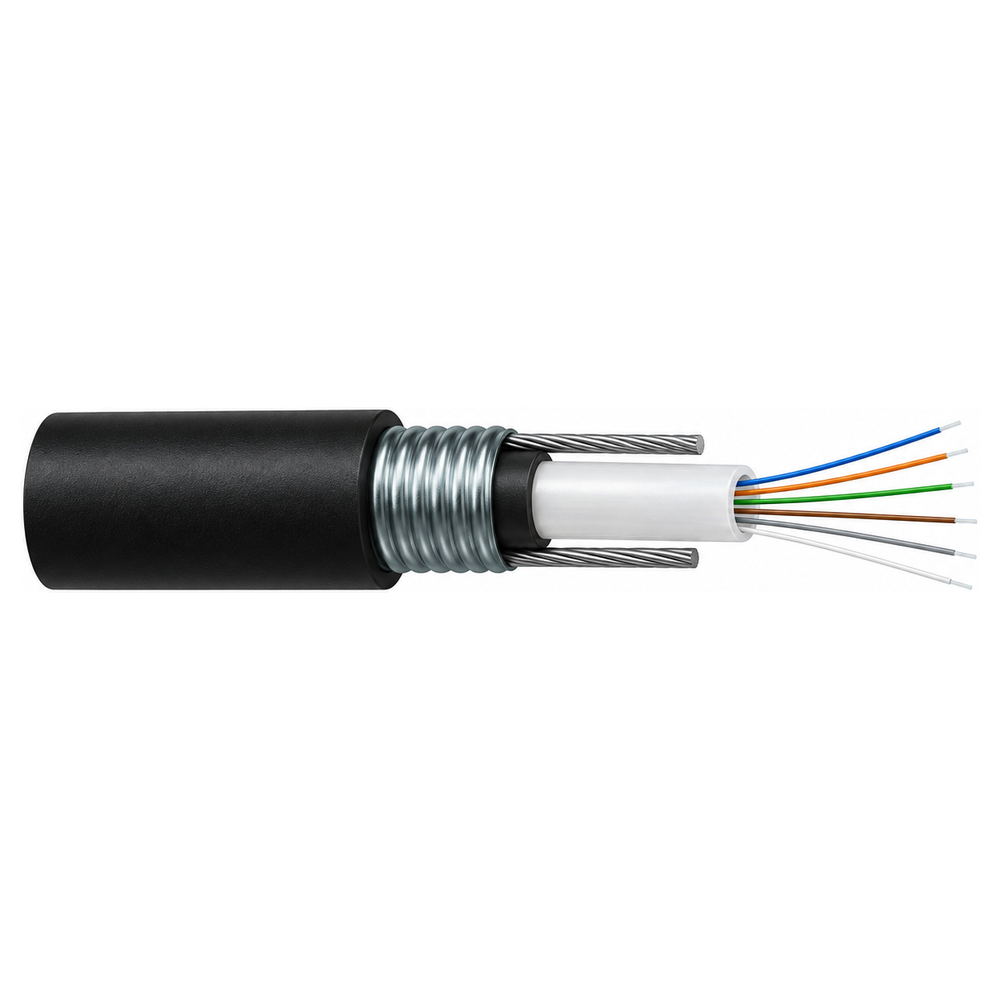 IKCOM (Canada) 6C Outdoor Multimode OM4 50/125 Armoured Fiber Optic Cable PE Per Meter - IK-FOC-GYXTW-06-MM price in srilanka