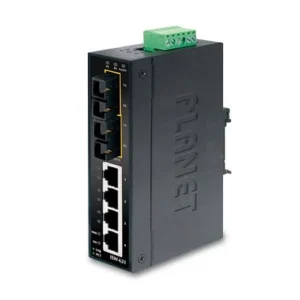 PLANET ISW-621 industrial six-port multimode fiber Ethernet switch