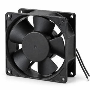 SUNON SP101A / 1123HSL 120mm 115V AC wire-lead cooling fan specification illustration