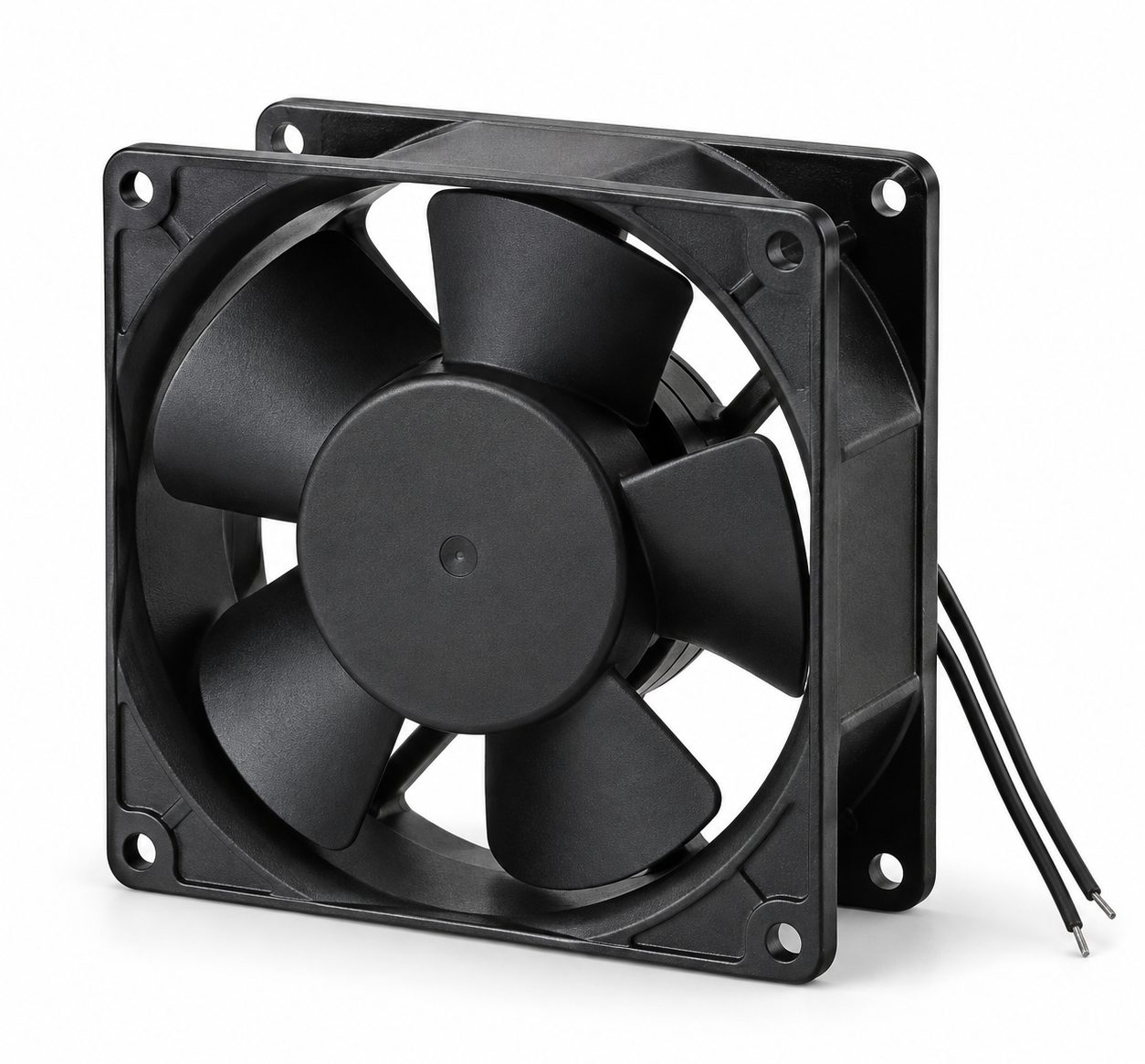 SUNON SP101A / 1123HSL 120mm 115V AC wire-lead cooling fan specification illustration