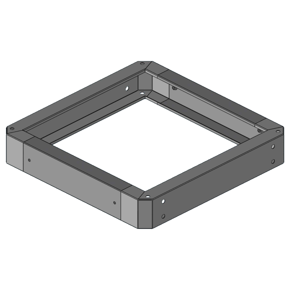TIMIK (Canada) 19" Rack Plinth 100mm 600x600mm - 19A PL66 price in srilanka