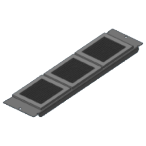 TIMIK (Canada) Top & Bottom Louvers with Air Filter Plate 440x130mm - 19A TBLPA price in srilanka