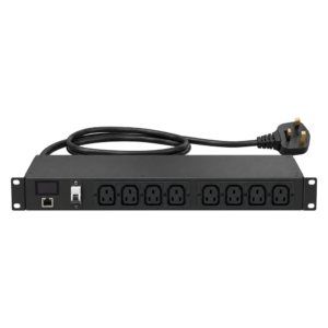 TIMIK (Canada) Switched PDU 8 Ports x IEC 320-C13 Sockets & Input Type G (BS1363) Plug & 16A & 1xCB 230V Horizontal (1U) Rack mountable with Digital Ammeter & SNMP - AMzH-1623G/SW-08-1 price in srilanka