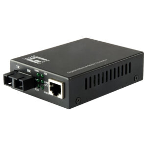 Level One (Germany) Gigabit Single Mode SC Media Converter 20 km - GVT-2002 price in srilanka