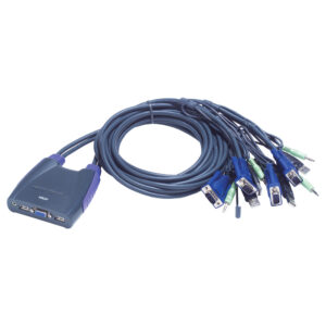 ATEN (Taiwan) 4-Port USB VGA Audio Cable KVM Switch - CS64U price in srilanka