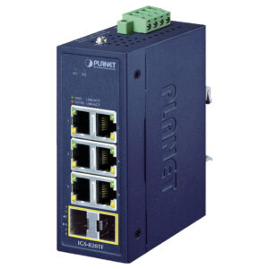 PLANET (Taiwan) 8-Port Industrial Unmanaged Gigabit Switch with 2 SFP Slots - IGS-820TF price in srilanka
