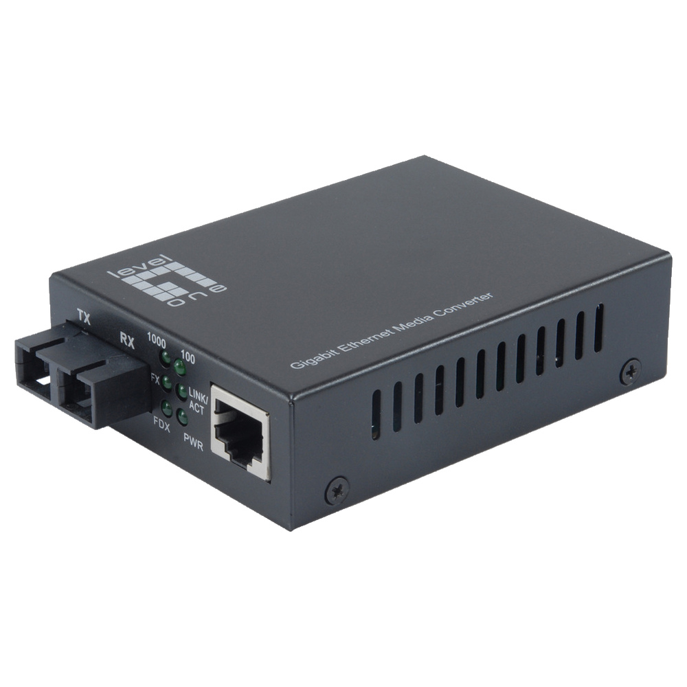 Level One (Germany) Gigabit Multi Mode SC Media Converter 550 m - GVT-2001 price in srilanka