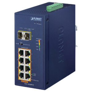 PLANET (Taiwan) 10-Port Industrial Gigabit PoE+ Switch with 2 SFP Slots - IGS-1020PTF price in srilanka