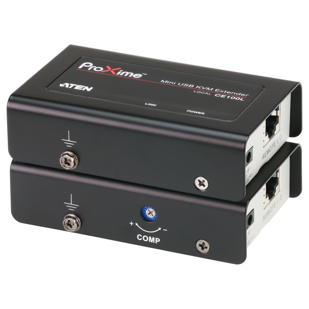 ATEN (Taiwan) USB VGA Mini Cat 5 KVM Extender - 100 m - CE-100 price in srilanka