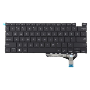Asus (Taiwan) Zenbook UM5302 UX3402 UM3402 Black Backlit Laptop Keyboard (6M) front view price in srilanka