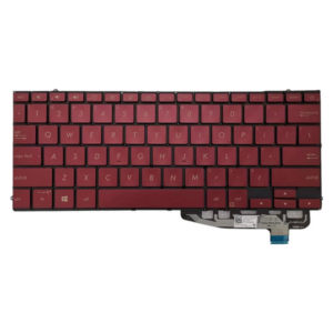 Asus (Taiwan) Zenbook UX391 Red Backlit Laptop Keyboard (6M) front view price in srilanka