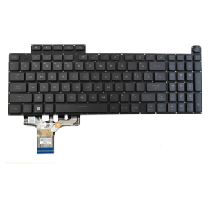 Asus (Taiwan) ROG G814 Black RGB Backlit Laptop Keyboard (6M) front view price in srilanka