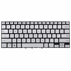 Asus (Taiwan) Zenbook UX432 X432 S432 K432 V432 Silver Backlit Laptop Keyboard (6M) price in srilanka