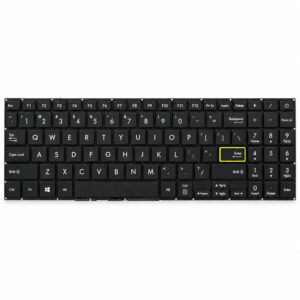 Asus (Taiwan) Vivobook 15 S533 X513 M513 M56001A NSKW20SB 9Z.ND10M.B01 0KNBOF124US00 Backlit Laptop Keyboard (6M) front view price in srilanka