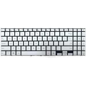 Asus Vivobook S 15 OLED M5506UA S5506 S5507 S 16 OLED S5606 Silver Backlit Laptop Keyboard price in srilanka