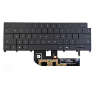 Dell (USA) XPS 14 9440 XPS 16 9640 Black Backlit Laptop Keyboard (6M) front view price in srilanka