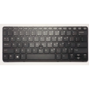 HP (USA) EliteBook 820 G1 820 G2 720 G1 720 G2 725 G2 Backlit Laptop Keyboard (6M) front view price in srilanka