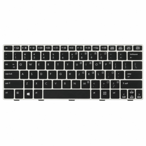 HP (USA) 810 G1 Black key silver frame Backlit Laptop Keyboard (6M) price in srilanka