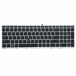 HP (USA) ProBook 650 G5 650 G4 Black key silver frame Backlit Laptop Keyboard (6M) price in srilanka