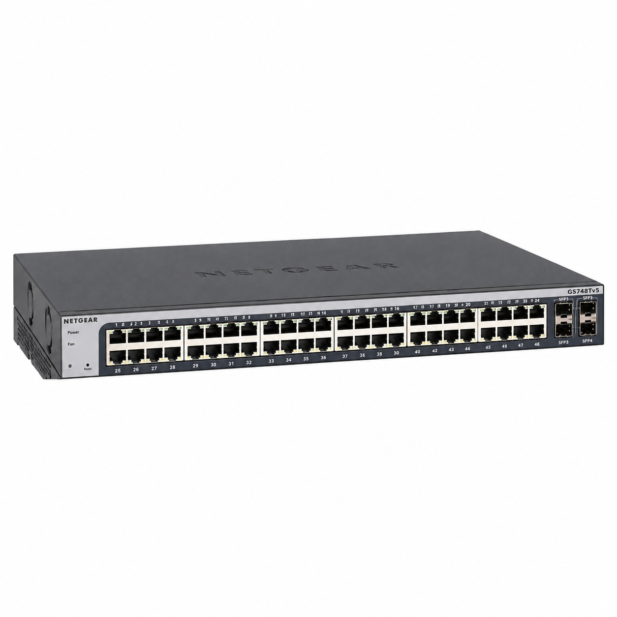 Netgear (USA) 48-Port Gigabit Smart Managed Pro Switch with SFP - GS748T-500EUS price in srilanka