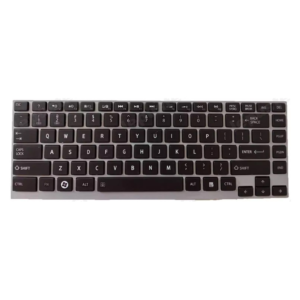 Toshiba (Japan) U900 U900T01S U900T0 Black key silver frame Laptop Keyboard (6M) price in srilanka